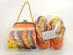 未使用品　子供用和装バッグ・草履セット